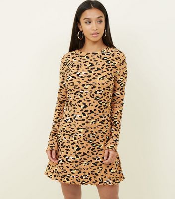 animal print petite dresses