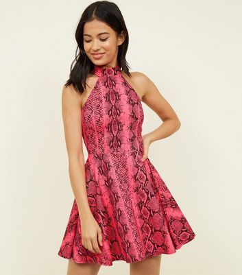 new look neon dress