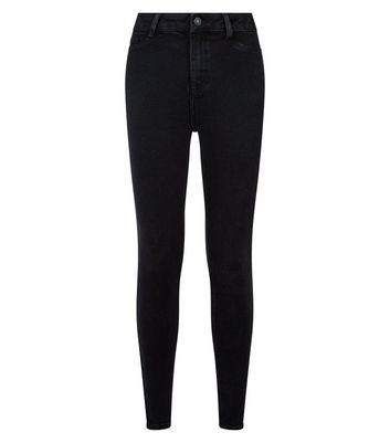 Black Dark Wash High Waist Hallie Super Skinny Jeans New Look shop for Black Dark Wash High Waist Hallie Super Skinny Jeans New Look at Shopo