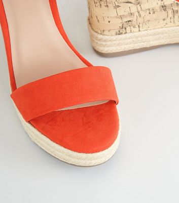 New look orange store wedges