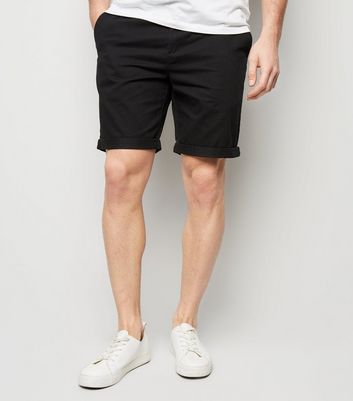 black chino shorts mens