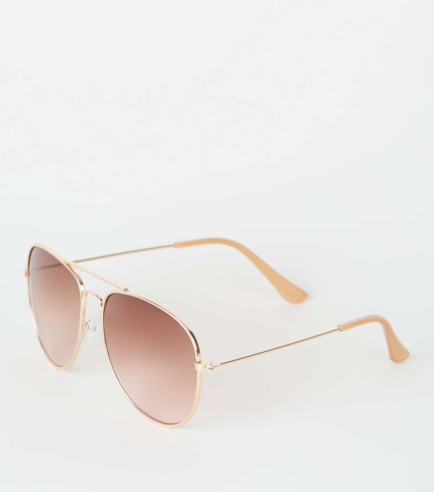 Gold Pilot Sunglasses 