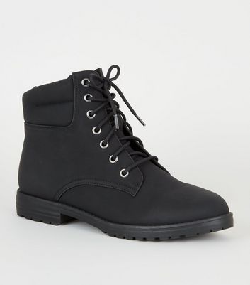 womens black hiker style boots