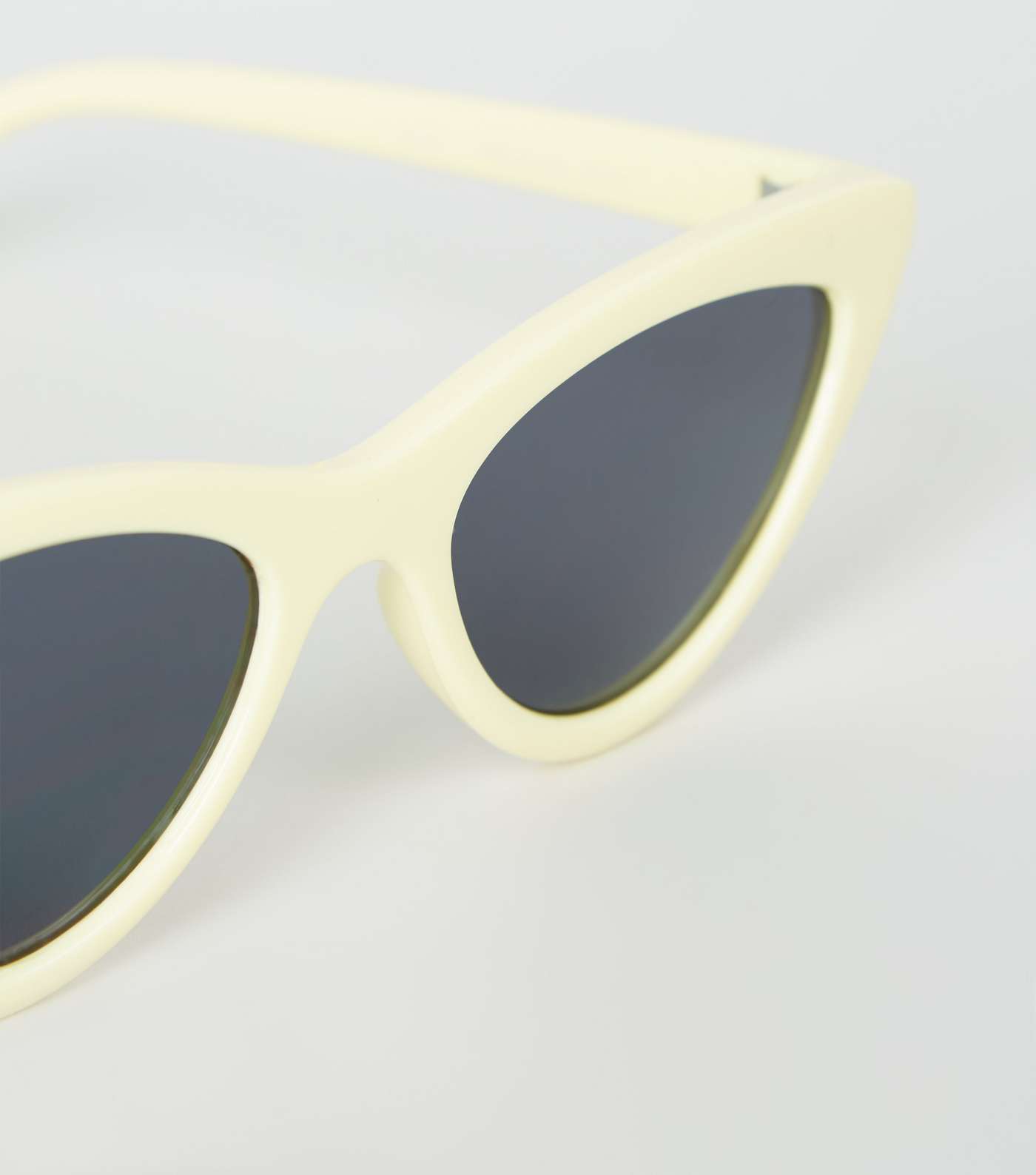 Pale Yellow Cat Eye Sunglasses  Image 3