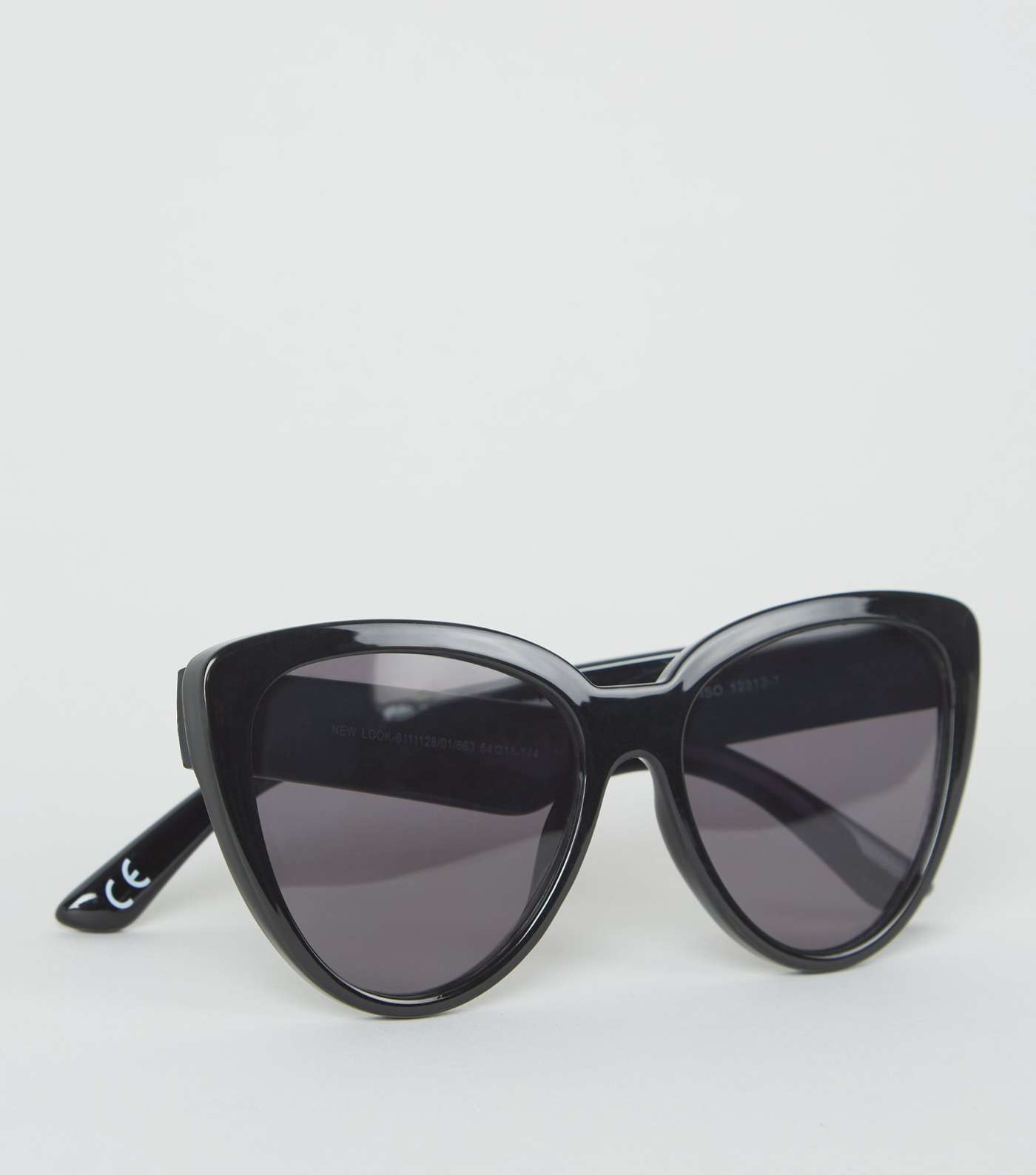 Black Oversized Cat Eye Sunglasses  Image 4