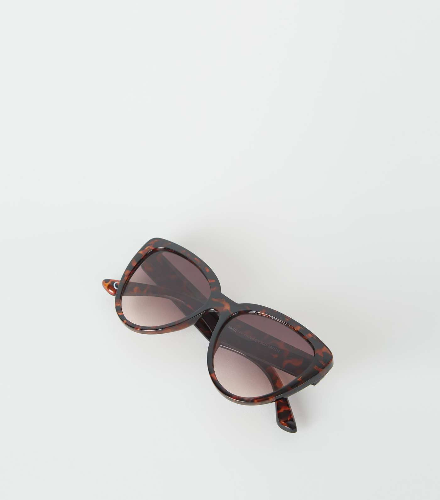 Dark Brown Oversized Cat Eye Sunglasses  Image 4