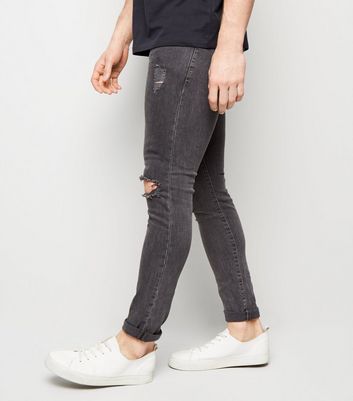 dark grey slim jeans