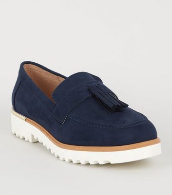 newlook chunky loafers