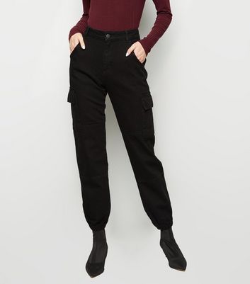 new look denim joggers