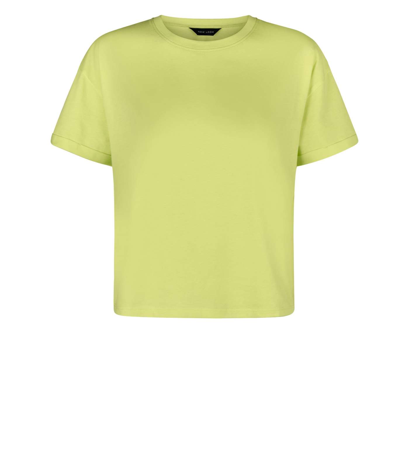 Light Green Organic Cotton Boxy T-Shirt  Image 4