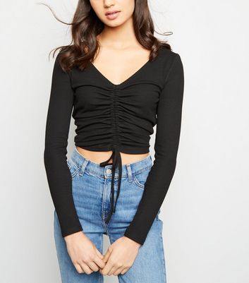 madewell eyelet mockneck ruffle top