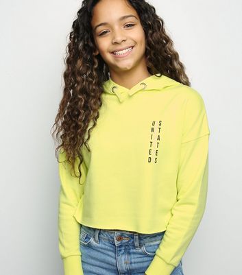 girls neon hoodie