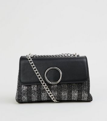 new look woven bag