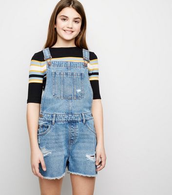 new look girls dungarees