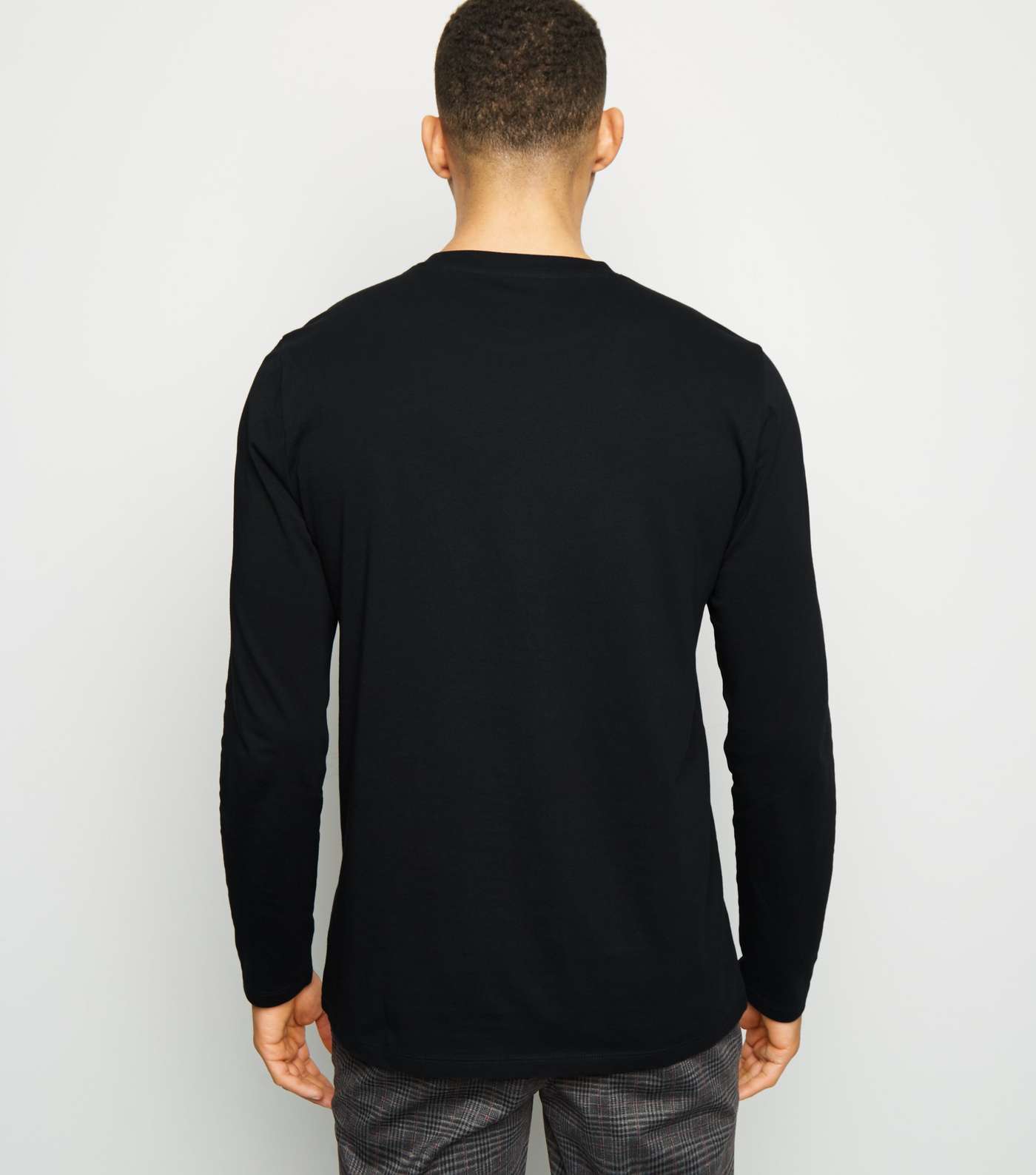 2 Pack Black Long Sleeve T-Shirts Image 3