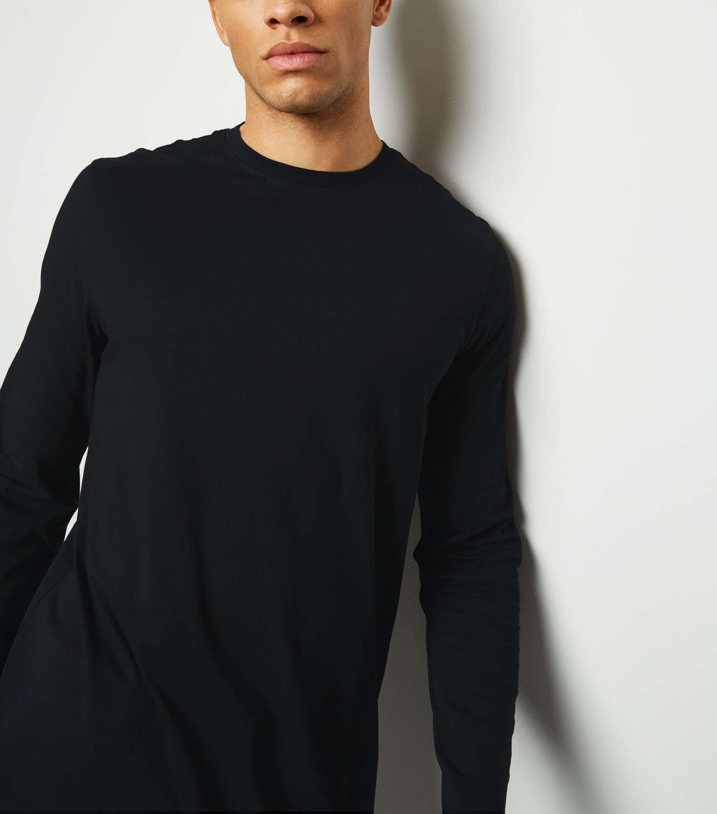 2 Pack Black Long Sleeve T-Shirts Image 5