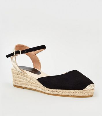 low heel espadrille wedge sandals