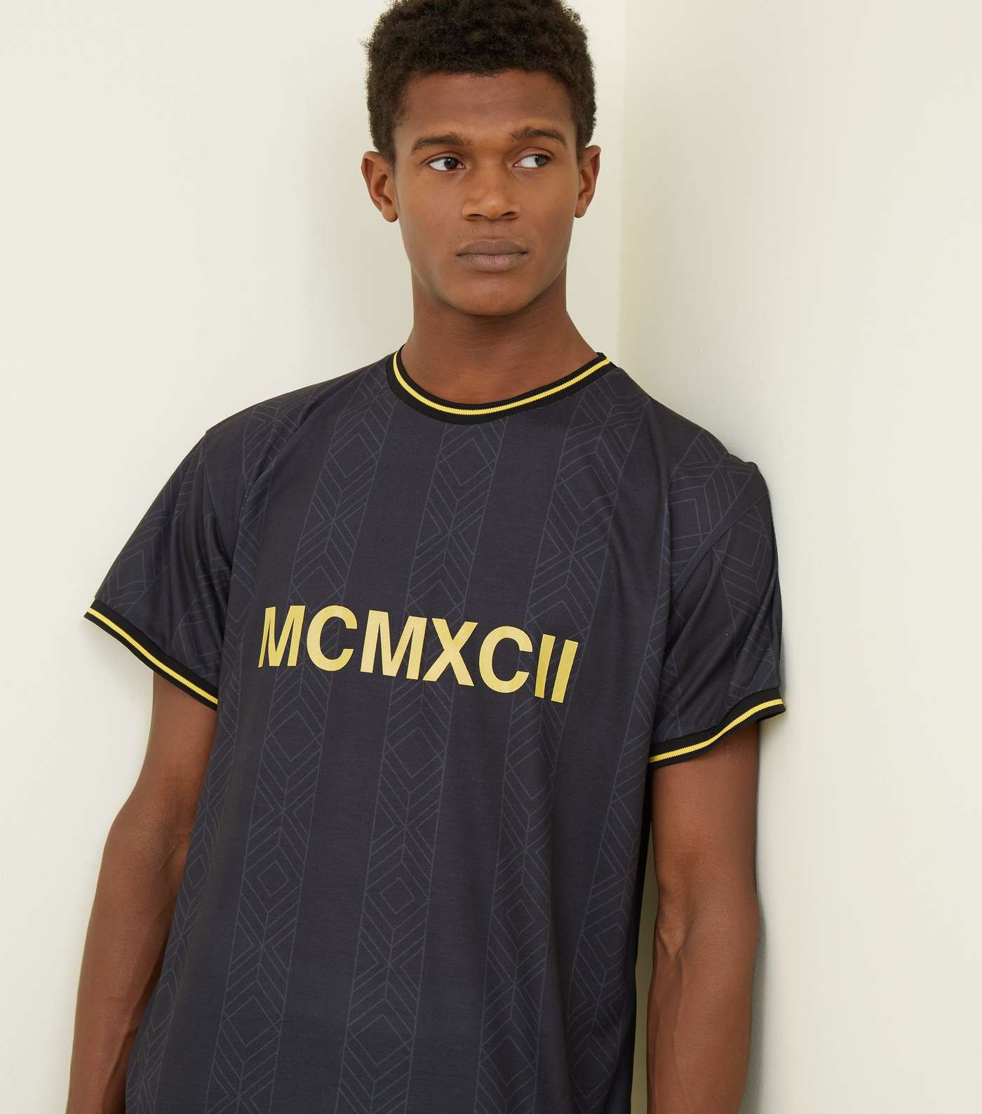 Black Tipped MCMXCII Logo T-Shirt Image 5