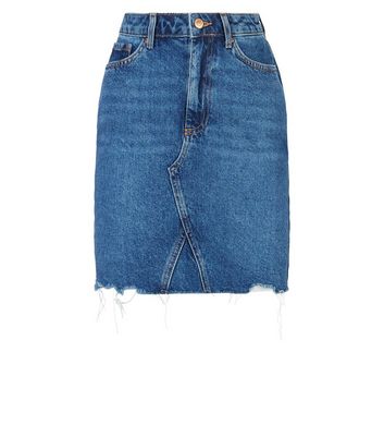 new look jean skirts