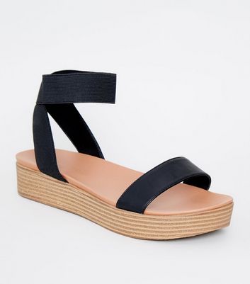 new look footbed sandals