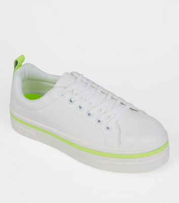 white trainers women new look