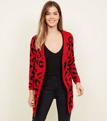 red leopard sweater