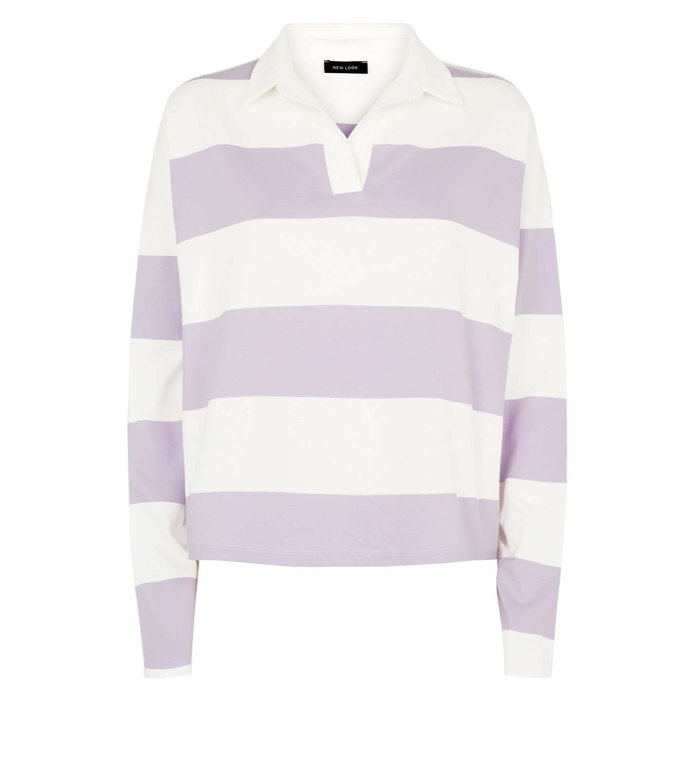 Lilac Stripe Rugby Shirt  Image 4