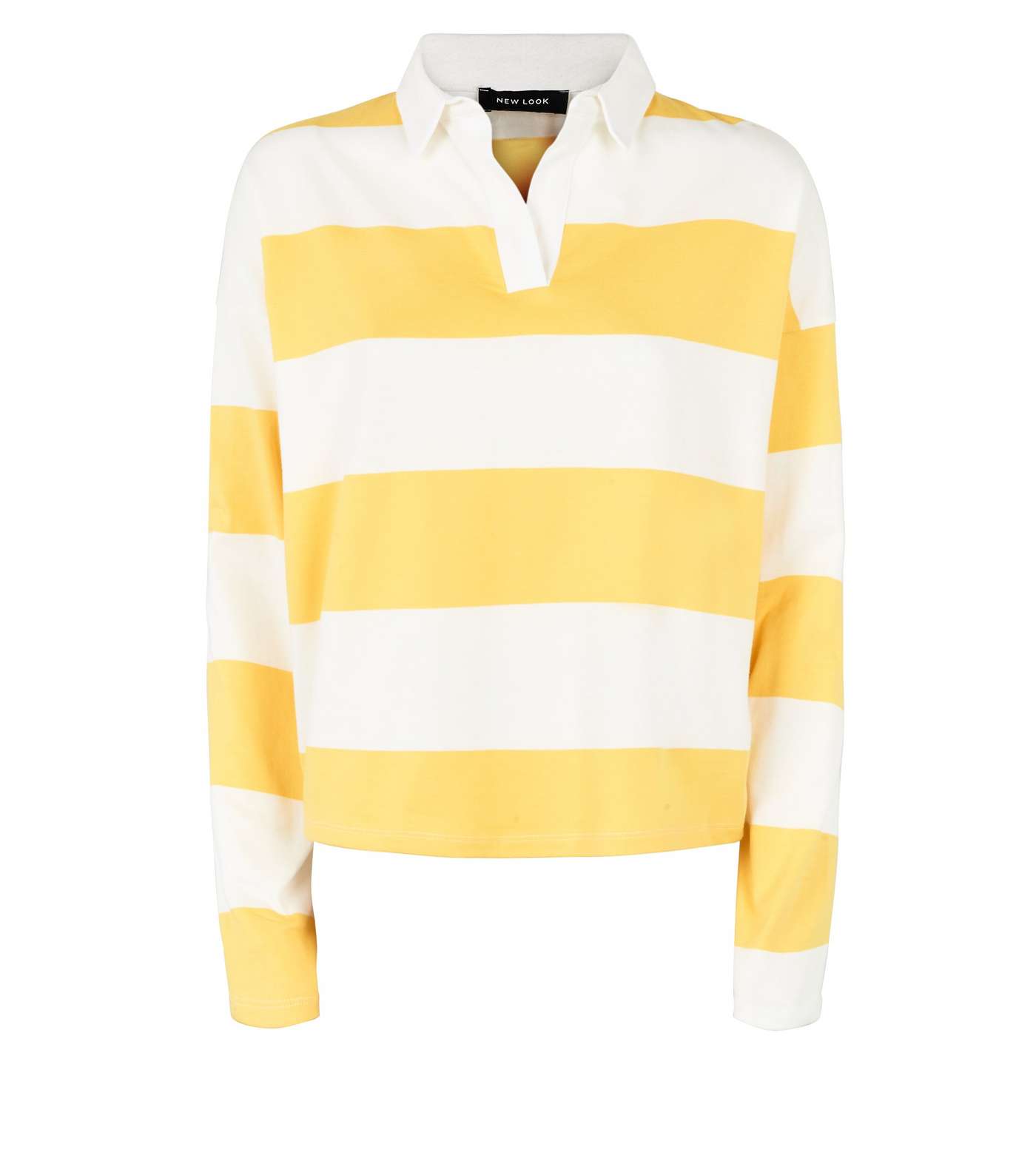 Yellow Stripe Rugby Shirt  Image 4