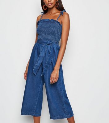 new look denim jumpsuit