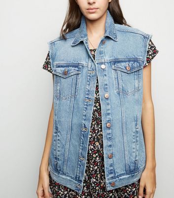 denim gilet womens