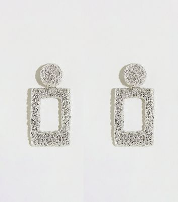 Boucle Doreille Femme Rectangulaire