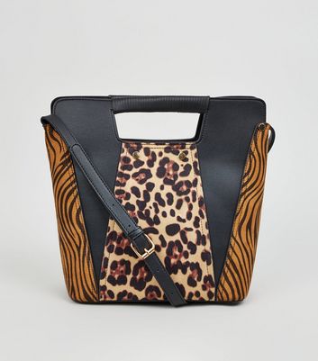 animal print handbag