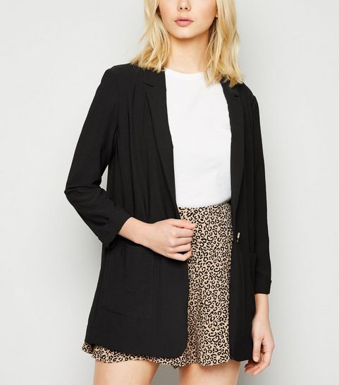 Black Lightweight Blazer 