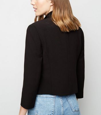 Wyeth black 3/4 sleeve hotsell blazer