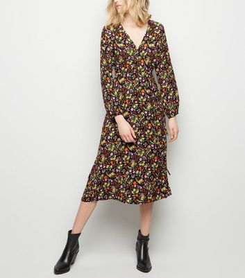 new look wrap dresses