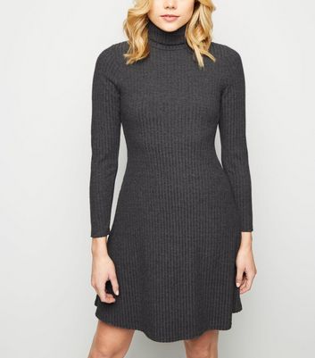 Polo neck best sale skater dress