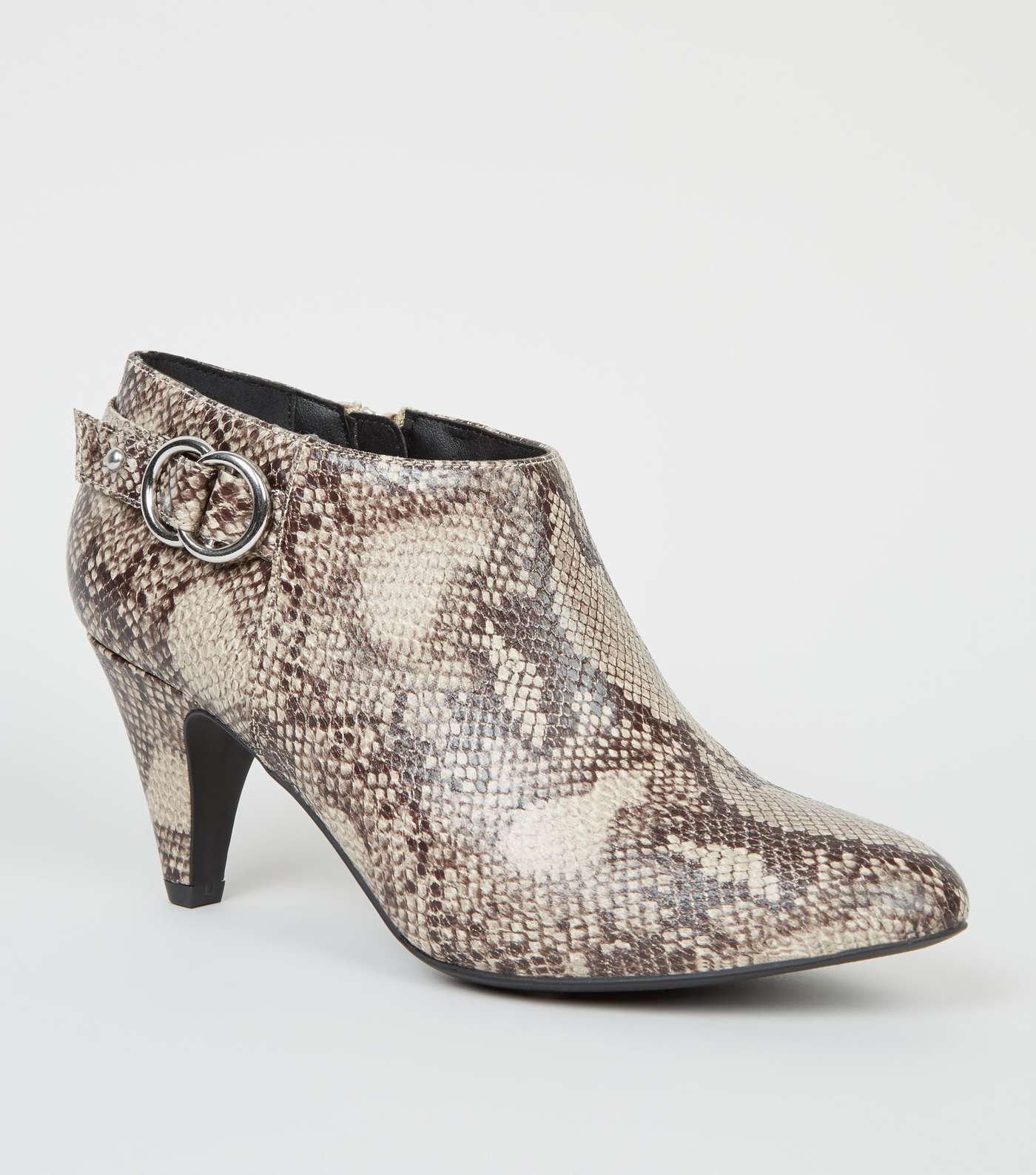 Stone Comfort Flex Faux Snake Shoe Boots