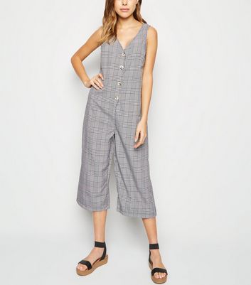 New look sales checked jumpsuit