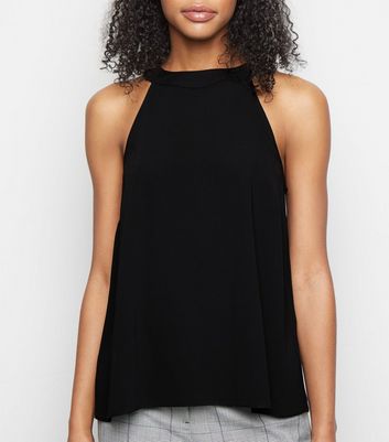 black halter top