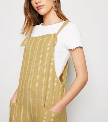 new look linen dungarees