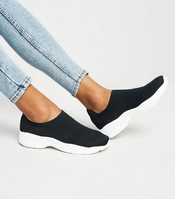 knitted sock trainers