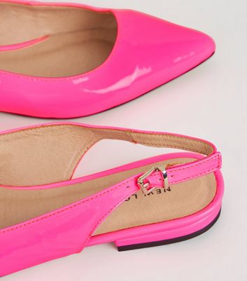 Neon pink sales flat shoes