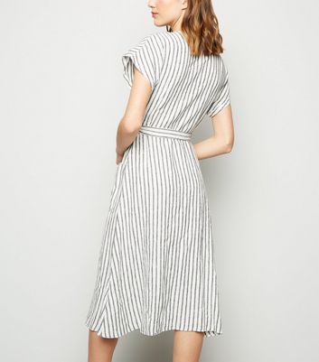new look linen dress