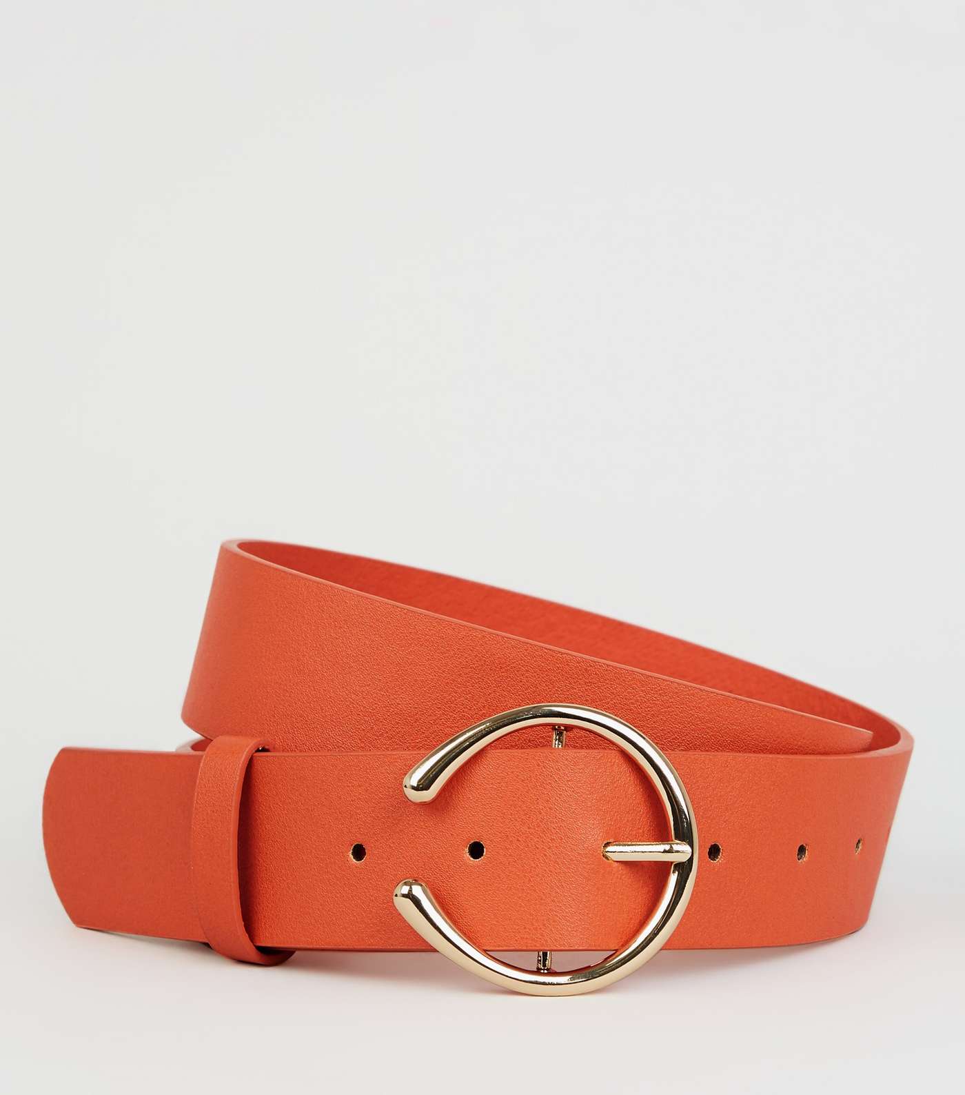 Orange Horseshoe Buckle Belt  Image 2