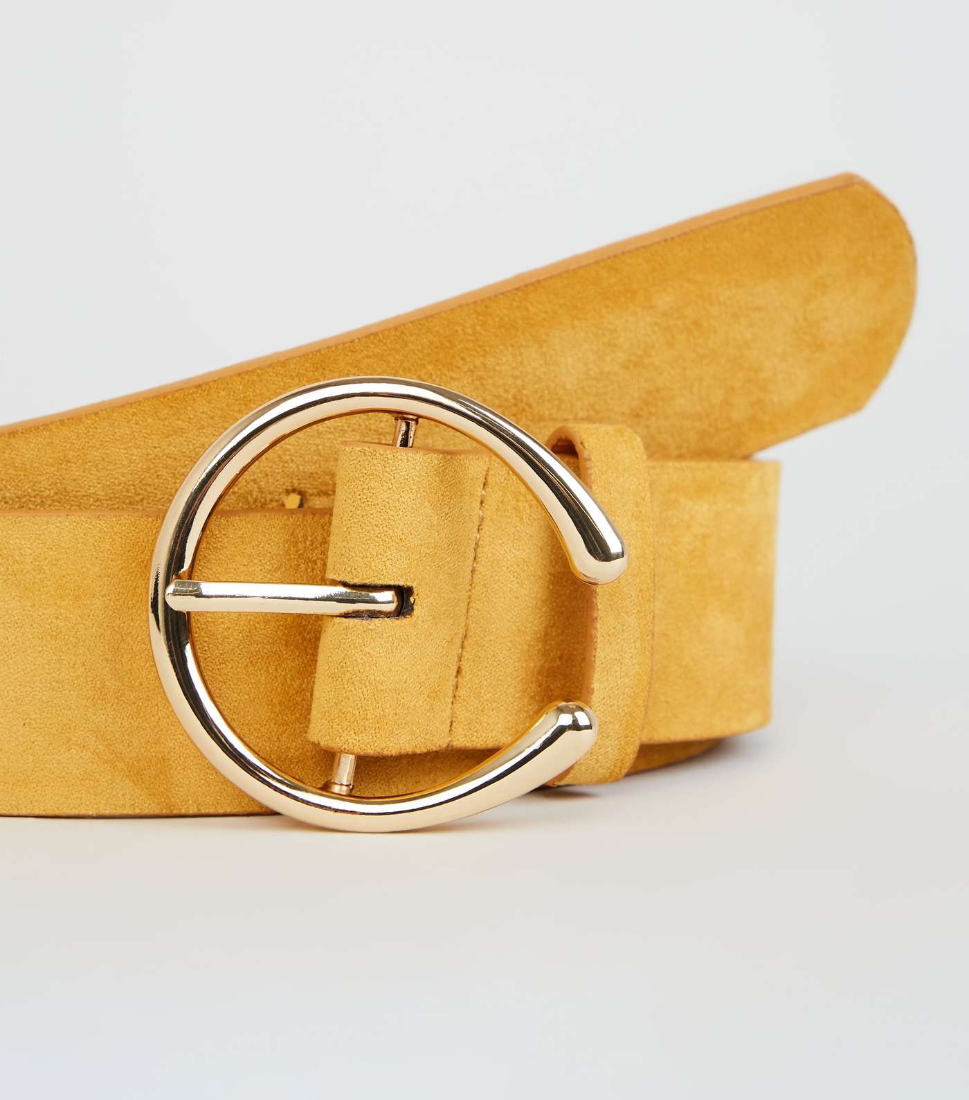 Mustard Horseshoe Buckle Belt  Image 3