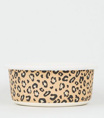 leopard print lunch box