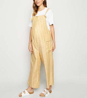 linen blend dungarees