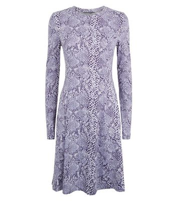Tall Blue Snake Print Soft Touch Dress New Look shop for Tall Blue Snake Print Soft Touch Dress New Look at Shopo