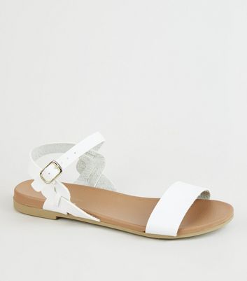 new look footbed sandals