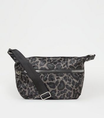 leopard print messenger bag